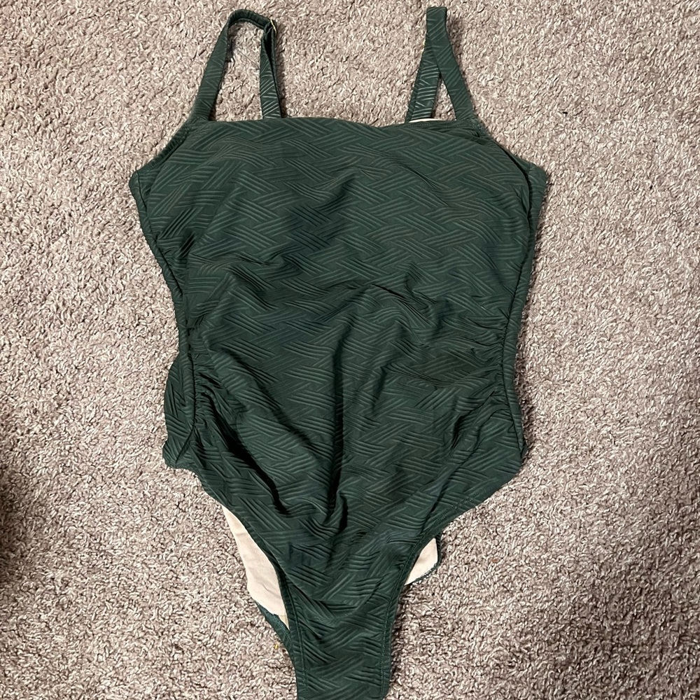 Kona Sol Green One Piece Swimsuit